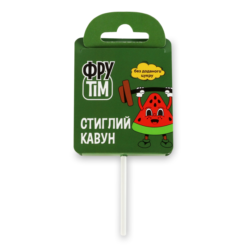Льодяники натуральні на паличці ФруТім к/у 10г в асорт - фото