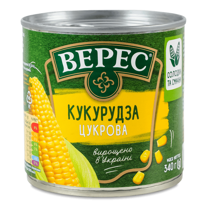 Кукурудза з/б 340г - фото
